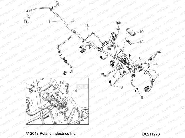 ELECTRICAL | ELECTRICAL, MAIN WIRE HARNESS - A20SEG50A1/A5/CA1/CA5 (C0211276)
