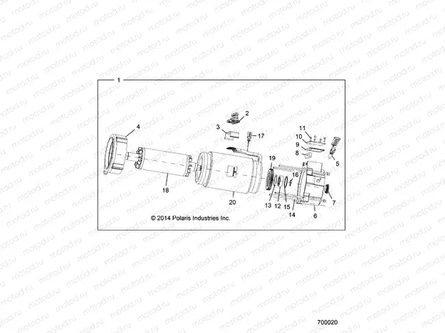 ELECTRICAL | ELECTRICAL, MOTOR, INTERNALS - R22MAAE4F4/F9 (700020)