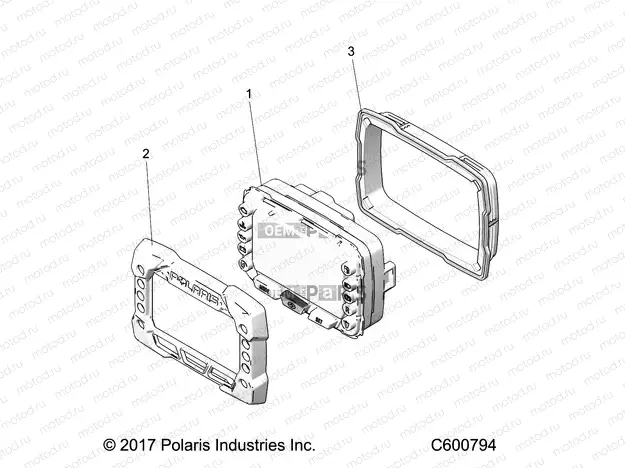 ELECTRICAL | ELECTRICAL, MULTI FUNCTION GAUGE - S20EEF6PSL/PEL (C600794)