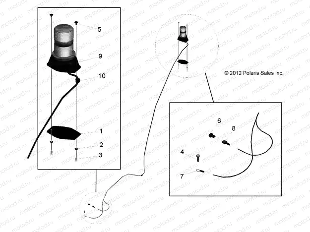 ELECTRICAL | ELECTRICAL, OPTIONS, BEACON, YELLOW WARNING, SERVICE - L15G2/4/6 ALL OPTIONS (49GEMOPTIONS11BEACON)