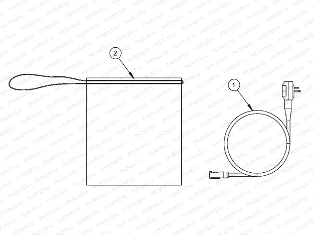 ELECTRICAL | ELECTRICAL, OPTIONS, CHARGING CORD SET KIT - e2/e4/e6/eS/eL/eLXD (49GEMOPTIONS11CORD)