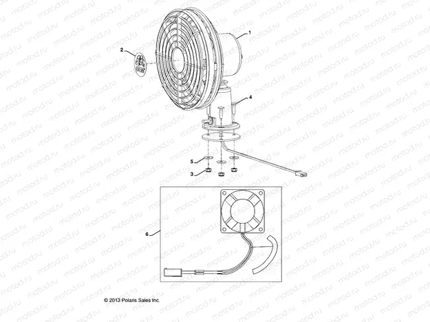 ELECTRICAL | ELECTRICAL, OPTIONS, DASH FAN, BLACK, FAN and HARDWARE ONLY - L15G2/4/6 ALL OPTIONS (49GEMOPTIONS14FAN)