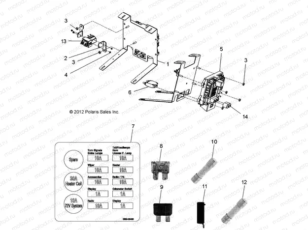 ELECTRICAL | ELECTRICAL, PSDM TO DASH SUPPORT - L14G2/4/6 ALL OPTIONS (49GEMELECTRICAL11DASH)