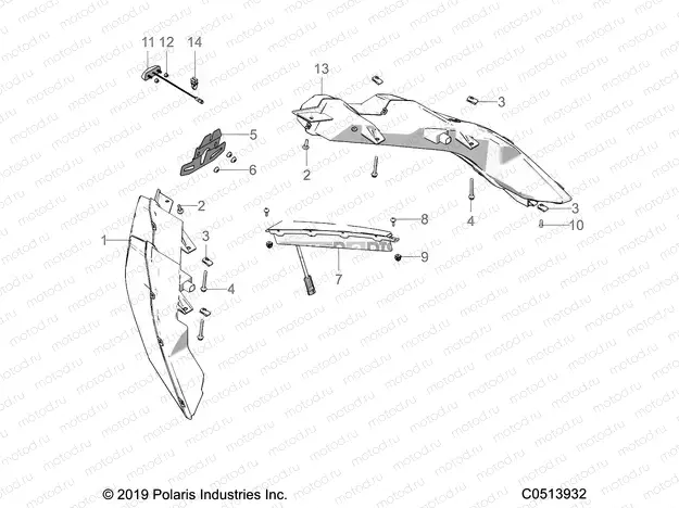 ELECTRICAL | ELECTRICAL, REAR LIGHTING (USA) - T20AARGB ALL OPTIONS (C0513932)