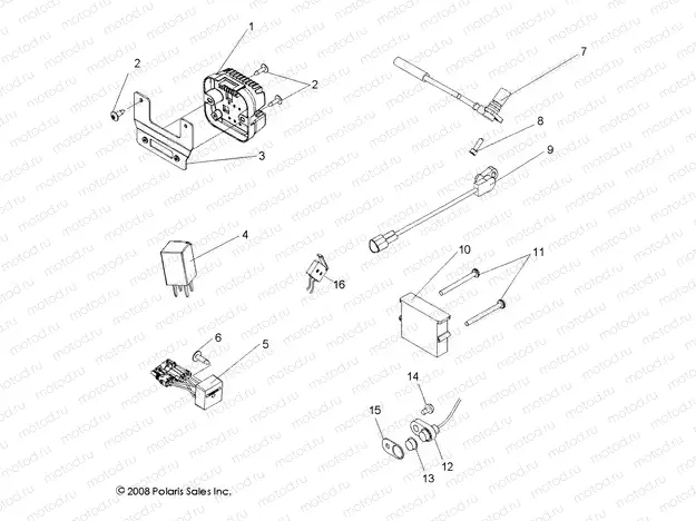 ELECTRICAL | ELECTRICAL, REGULATOR, RELAYS, SENSORS and ECU - R09HH68/HY68 ALL OPTIONS (49RGRELECT097004X4)