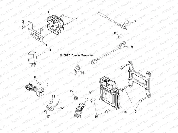 ELECTRICAL | ELECTRICAL, REGULATOR, RELAYS, SENSORS and ECU - R13TH76/7E ALL OPTIONS (49RGRELECT13800EFI)