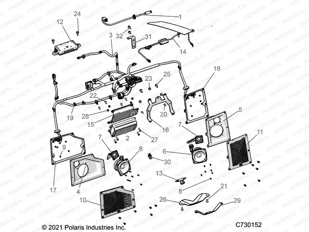 ELECTRICAL | ELECTRICAL, RIDE COMMAND, AND AUDIO - R22M4K57B4/B2 (C730152)