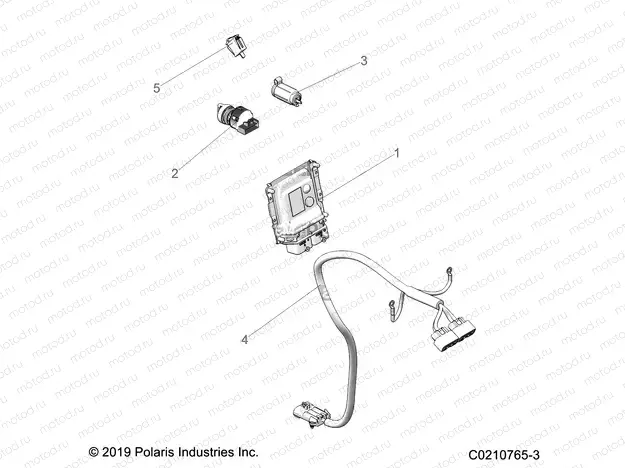 ELECTRICAL | ELECTRICAL, SWITCHES and ECU - A20SYE95KH (C0210765-3)