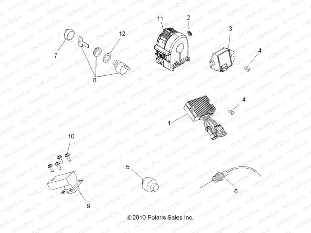 ELECTRICAL | ELECTRICAL, SWITCHES and SENSORS and CONTROL MODULES - A13NA32AA (49ATVELECT11TBLZR)