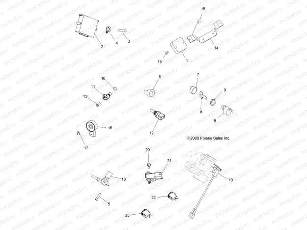 ELECTRICAL | ELECTRICAL, SWITCHES and SENSORS and ECM - A08TN76AA/AQ (49ATVELECT08SPX28)
