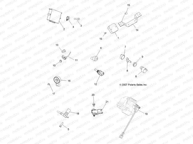 ELECTRICAL | ELECTRICAL, SWITCHES and SENSORS and ECM - A09MN76AX/AZ (49ATVELECT08SP800EFI)