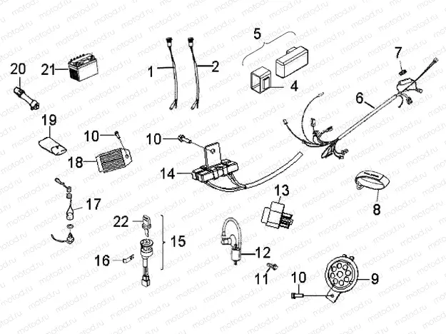 ELECTRICAL | ELECTRICAL, SWITCHES, HARNESS and INDICATORS - A09KA09AB/AD (49ATVELECT07OTLW90)