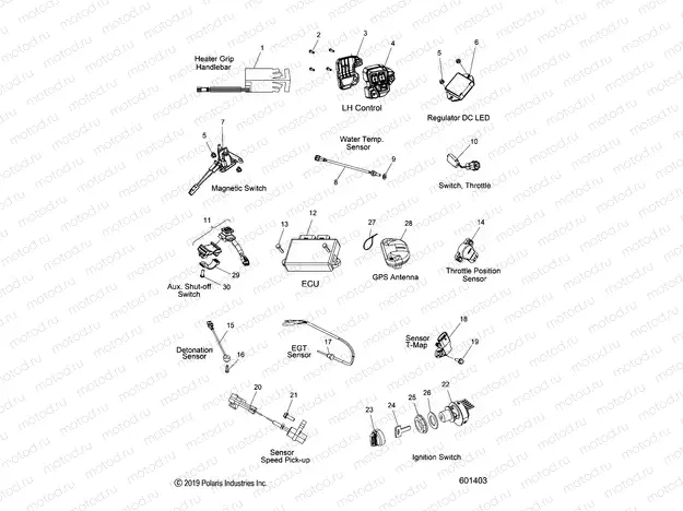 ELECTRICAL | ELECTRICAL, SWITCHES, SENSORS and COMPONENTS - S20DCH6PS ALL OPTIONS (601403)