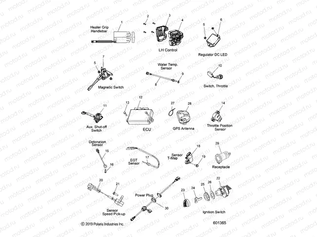 ELECTRICAL | ELECTRICAL, SWITCHES, SENSORS and COMPONENTS - S20EDE6PS ALL OPTIONS (601365)