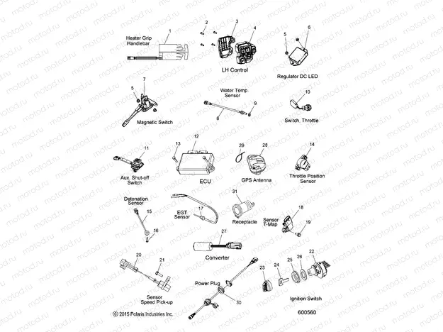 ELECTRICAL | ELECTRICAL, SWITCHES, SENSORS and COMPONENTS - S20EDE8PS ALL OPTIONS (600560)