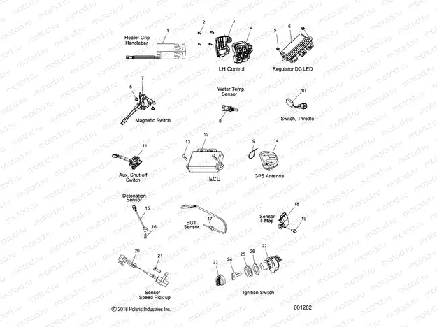ELECTRICAL | ELECTRICAL, SWITCHES, SENSORS and COMPONENTS - S20EDP8RS/8REM (601282)