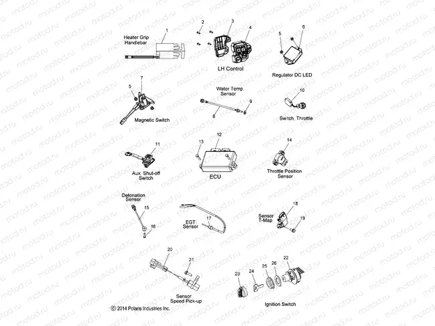 ELECTRICAL | ELECTRICAL, SWITCHES, SENSORS and COMPONENTS - S20EEF6PSL/PEL (49SNOWELECT15PROS6)