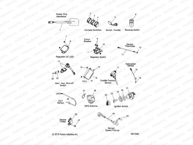 ELECTRICAL | ELECTRICAL, SWITCHES, SENSORS and COMPONENTS - S20EFK6PS/6PEB (601340)