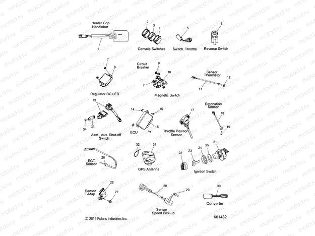 ELECTRICAL | ELECTRICAL, SWITCHES, SENSORS and COMPONENTS - S20EFS8PS ALL OPTIONS (601432)