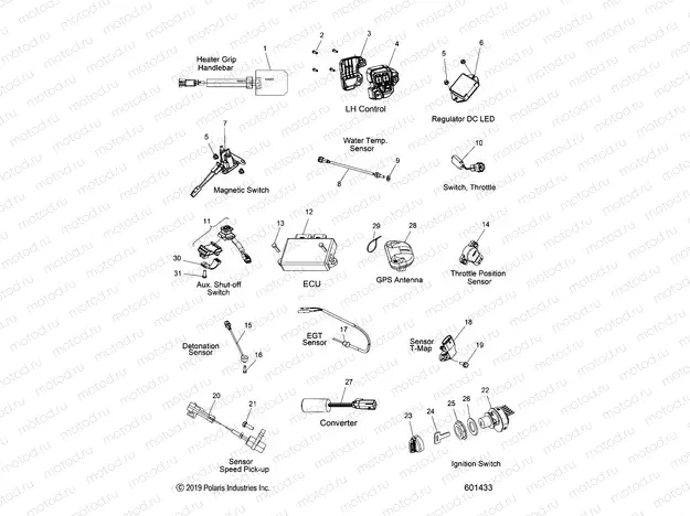 ELECTRICAL | ELECTRICAL, SWITCHES, SENSORS and COMPONENTS - S20ELS8PS ALL OPTIONS (601433)