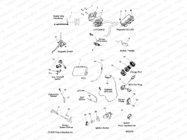 ELECTRICAL | ELECTRICAL, SWITCHES, SENSORS and COMPONENTS - S23TDH6RS (602270)