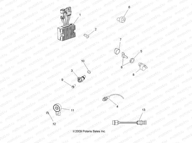 ELECTRICAL | ELECTRICAL, SWITCHES, SENSORS and ECM - A10DH50AX/AZ (49ATVELECT10SP500TRG)