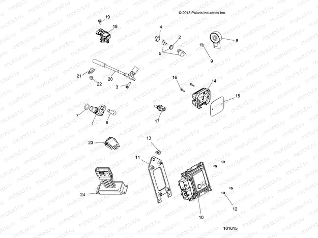 ELECTRICAL | ELECTRICAL, SWITCHES, SENSORS and ECM - A20SEE57K1 (101615)