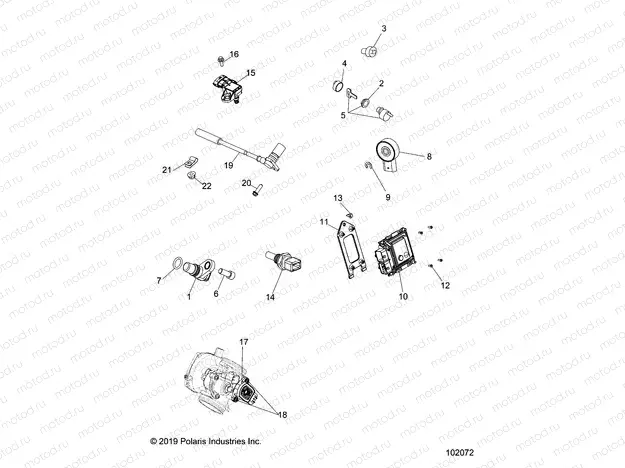 ELECTRICAL | ELECTRICAL, SWITCHES, SENSORS and ECM - A20SHE57AN/AF/BN/BF/Z57AX/BX (102072)