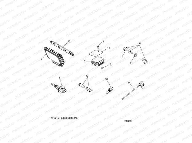 ELECTRICAL | ELECTRICAL, SWITCHES, SENSORS, ECU and CONTROL MODULES - A16SXE95NK/A95N2 (100358)