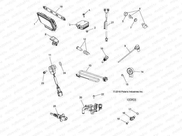 ELECTRICAL | ELECTRICAL, SWITCHES, SENSORS, ECU and CONTROL MODULES - A19SYE85BH (100905)