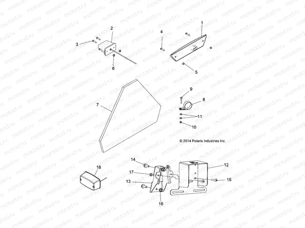 ELECTRICAL | ELECTRICAL, TAILLAMP AND REVERSE LAMP - L17U2NAFLA (49GEMELECT15FLA)