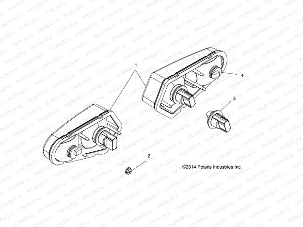 ELECTRICAL | ELECTRICAL, TAILLAMPS - A15SHD57AC/E57AS/AM/L57AK (49ATVTAILLAMPS15570SP)