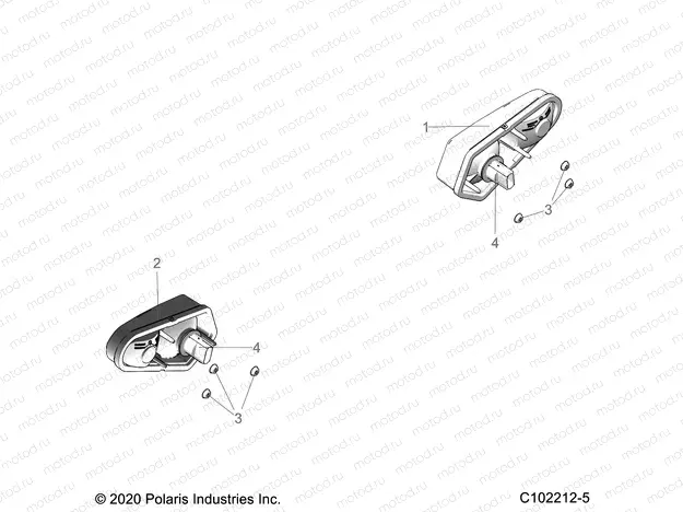 ELECTRICAL | ELECTRICAL, TAILLAMPS - A23SDA57A5/E57A4 (C102212-5)