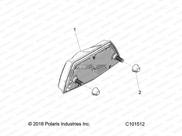 ELECTRICAL | ELECTRICAL, TAILLIGHT - A20SGE95AK (C101512)