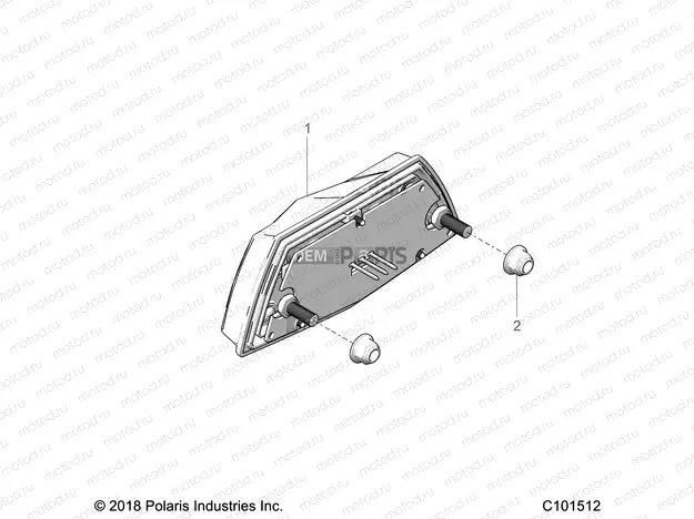 ELECTRICAL | ELECTRICAL, TAILLIGHT - A20SVA85A3 (C101512)