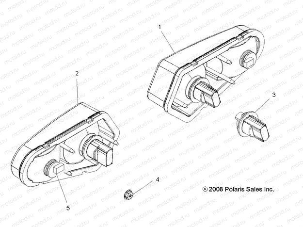 ELECTRICAL | ELECTRICAL, TAILLIGHTS - A09ZN85/8X ALL OPTIONS (49ATVTAILLAMPS09SPXP550)