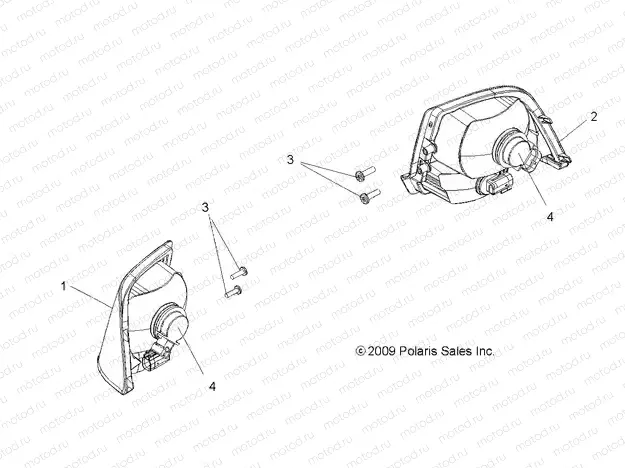 ELECTRICAL | ELECTRICAL, TAILLIGHTS - A15SWE57AA/AD (49ATVTAILLAMPS10SP550X2)