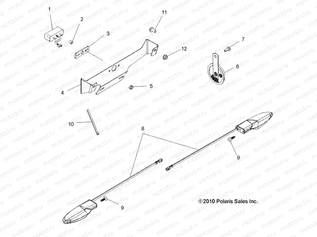 ELECTRICAL | ELECTRICAL, TURN SIGNALS and HORN - A11DX85FF (49ATVTURNSIG11SPTRGEPS850I)