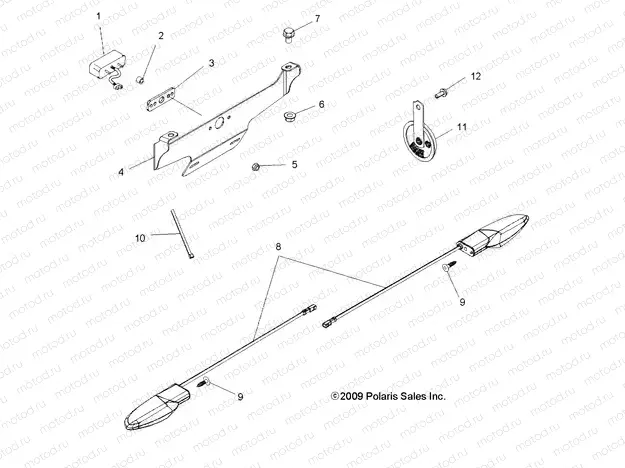 ELECTRICAL | ELECTRICAL, TURN SIGNALS and HORN - A15SXE85FI (49ATVTURNSIG10SPEPS550)