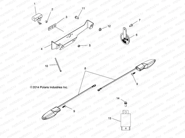 ELECTRICAL | ELECTRICAL, TURN SIGNALS and HORN - A15SYE85FS (49ATVTURNSIG1585TREU)
