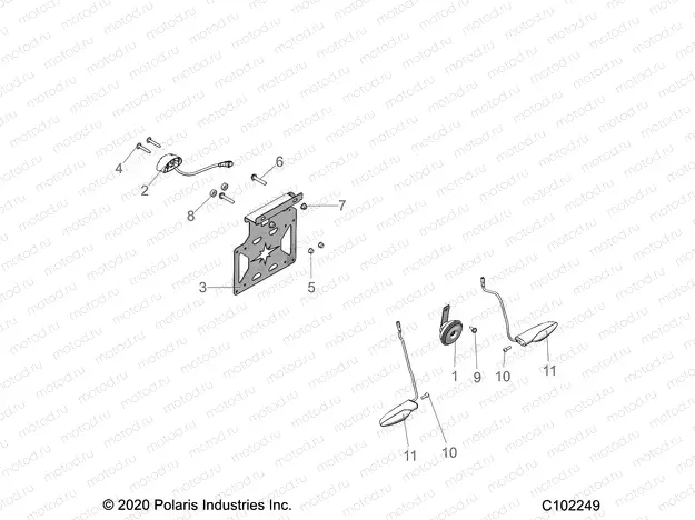 ELECTRICAL | ELECTRICAL, TURN SIGNALS and HORN - A20S6E57F1/FL (C102249)
