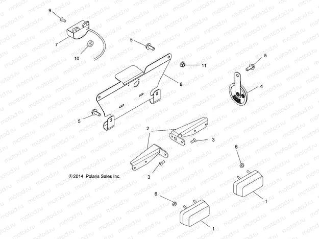 ELECTRICAL | ELECTRICAL, TURN SIGNALS, HORN and LICENSE PLATE LIGHT - A16SET57C1/C7/SES57C1/C2/SBT57C1