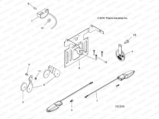 ELECTRICAL | ELECTRICAL, TURN SIGNALS, HORN and LICENSE PLATE LIGHT - A17SES57C1/C2/C7/CL/E1/E2/E7/EL/SET57C1/C2/E1/E2