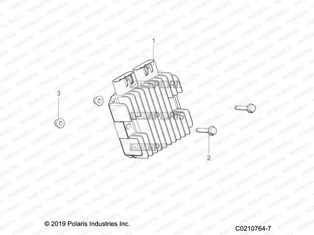 ELECTRICAL | ELECTRICAL, VOLTAGE REGULATOR AND MOUNTING - A23SVA85A3 (C0210764-7)