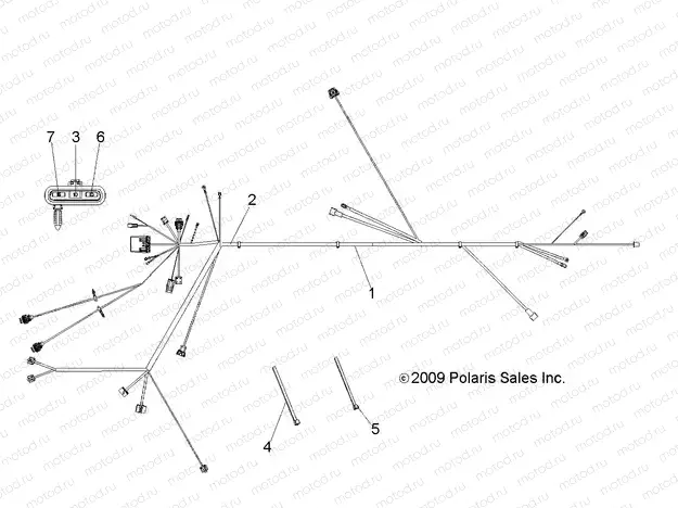 ELECTRICAL | ELECTRICAL, WIRE HARNESS - A13EA32AA (49ATVHARNESS10BOSS)