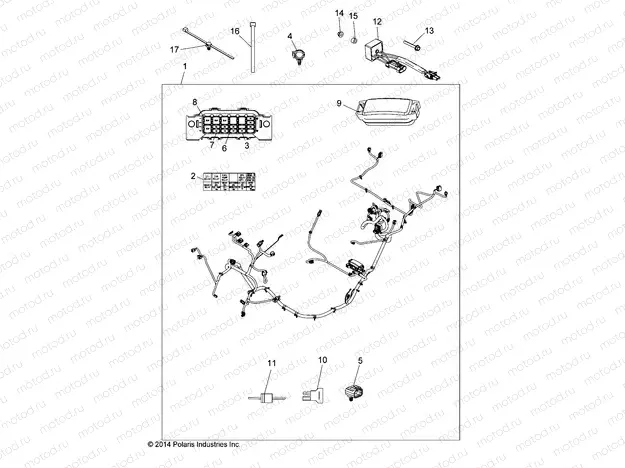 ELECTRICAL | ELECTRICAL, WIRE HARNESS - A15DAA32EA/EJ (49ATVHARNESS15325E)