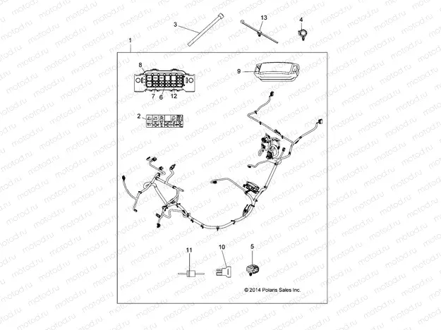 ELECTRICAL | ELECTRICAL, WIRE HARNESS - A15DAH32EJ (49ATVHARNESS15325)