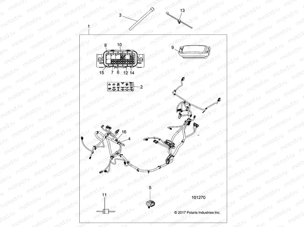 ELECTRICAL | ELECTRICAL, WIRE HARNESS - A18DAA50B7 (101270)