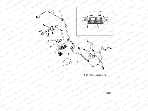 ELECTRICAL | ELECTRICAL, WIRE HARNESS - A19HAA15N7 (100801)