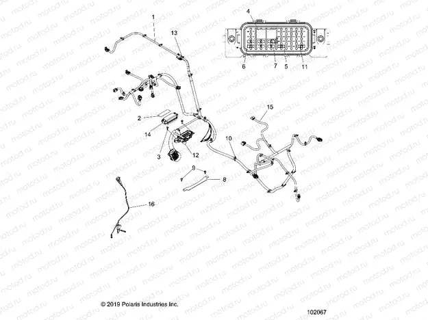 ELECTRICAL | ELECTRICAL, WIRE HARNESS - A20HAB15N2 (102067)